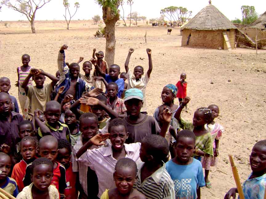 Babousaye village children, Niger