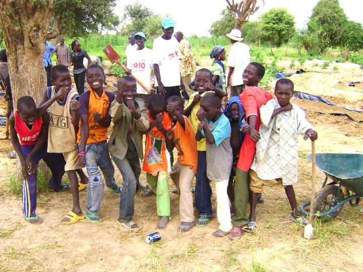 boys desperate for soccer - or karate lessons 