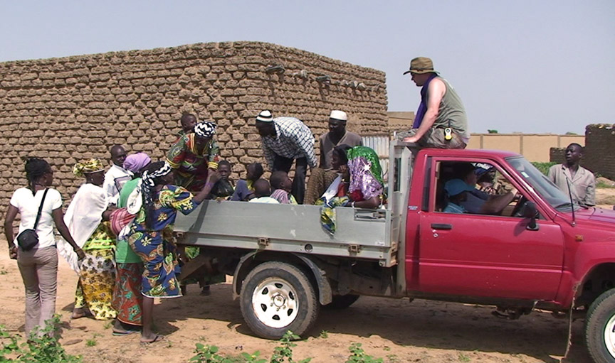 loading the truck for the clinic