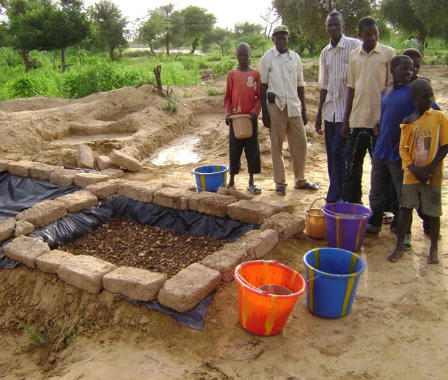 Simplified Hydroponic growers adapted to Niger