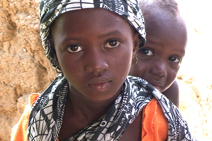 two kids near Handaga Village, Niger
